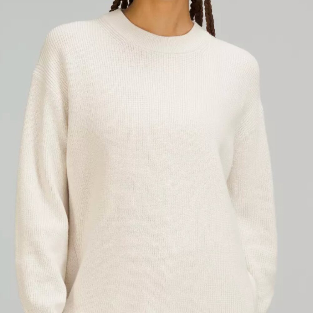 Lululemon Merino Wool-Blend ribbed sweater - size 4